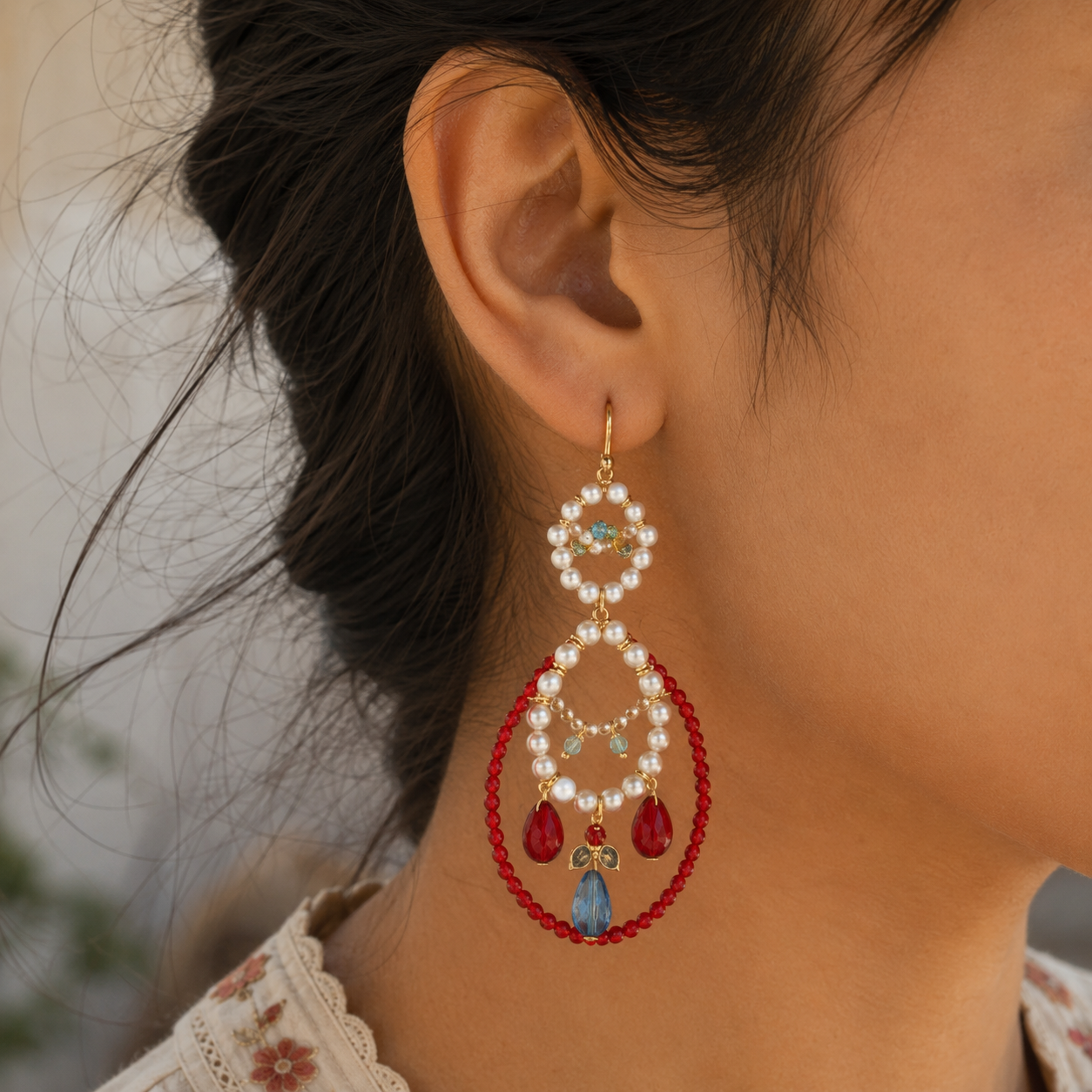 Festival Charm Statement Earrings