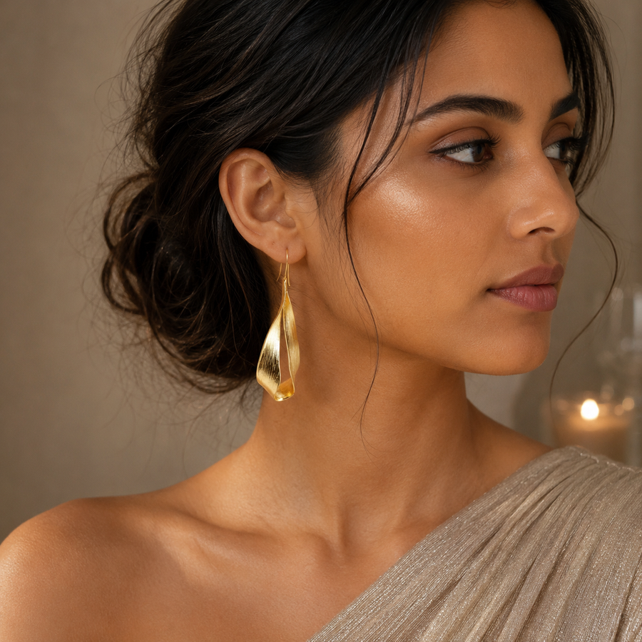 Twist Drop Earrings