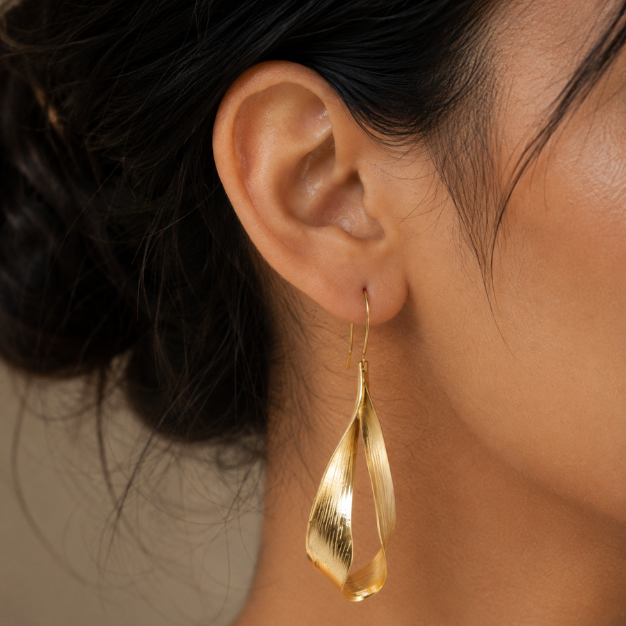 Twist Drop Earrings