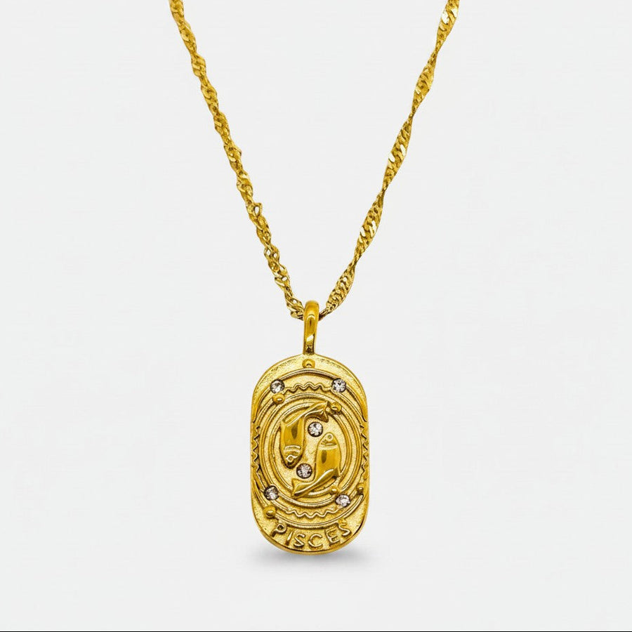 Pisces Zodiac Necklace