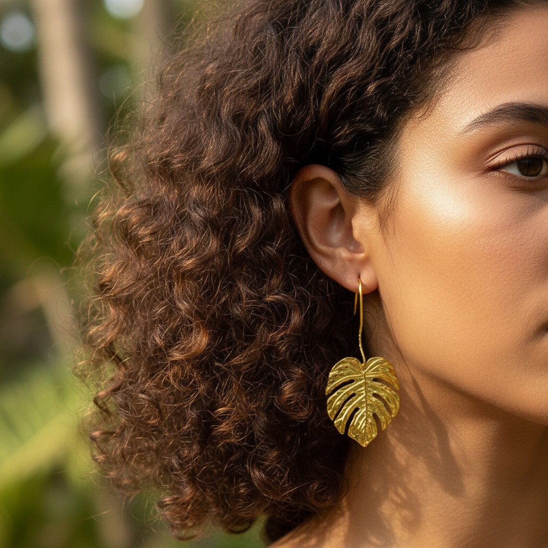 Monaco Leaf Earrings