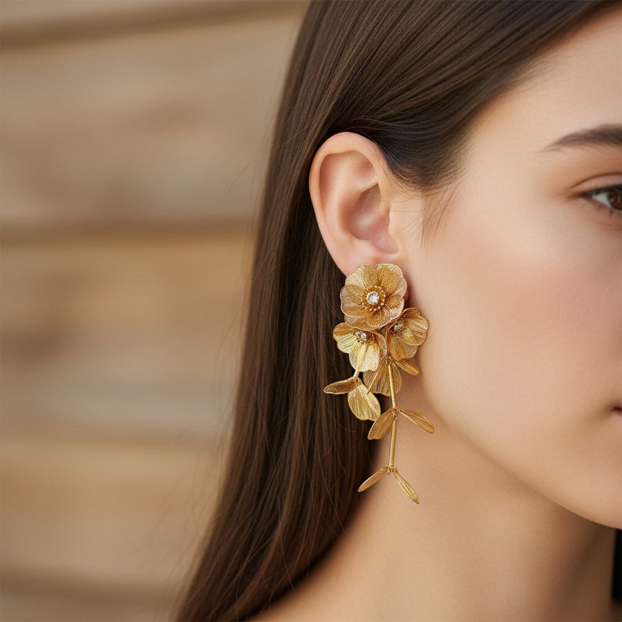 Golden Garden Earrings