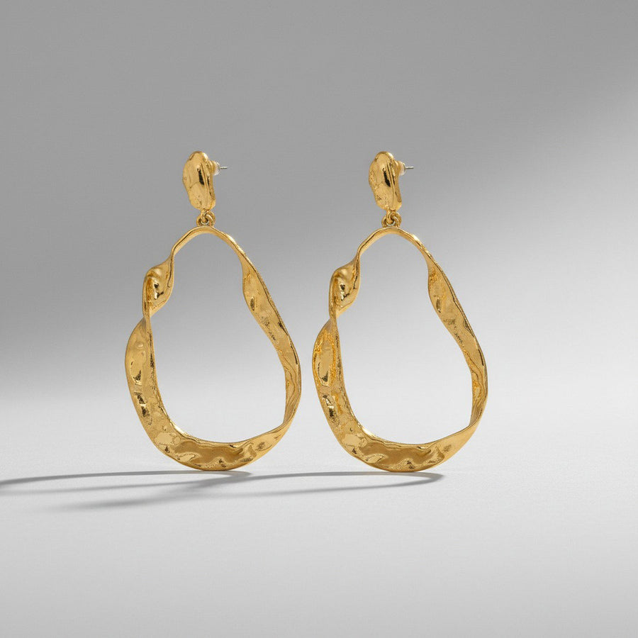 Molten Muse Drop Earrings
