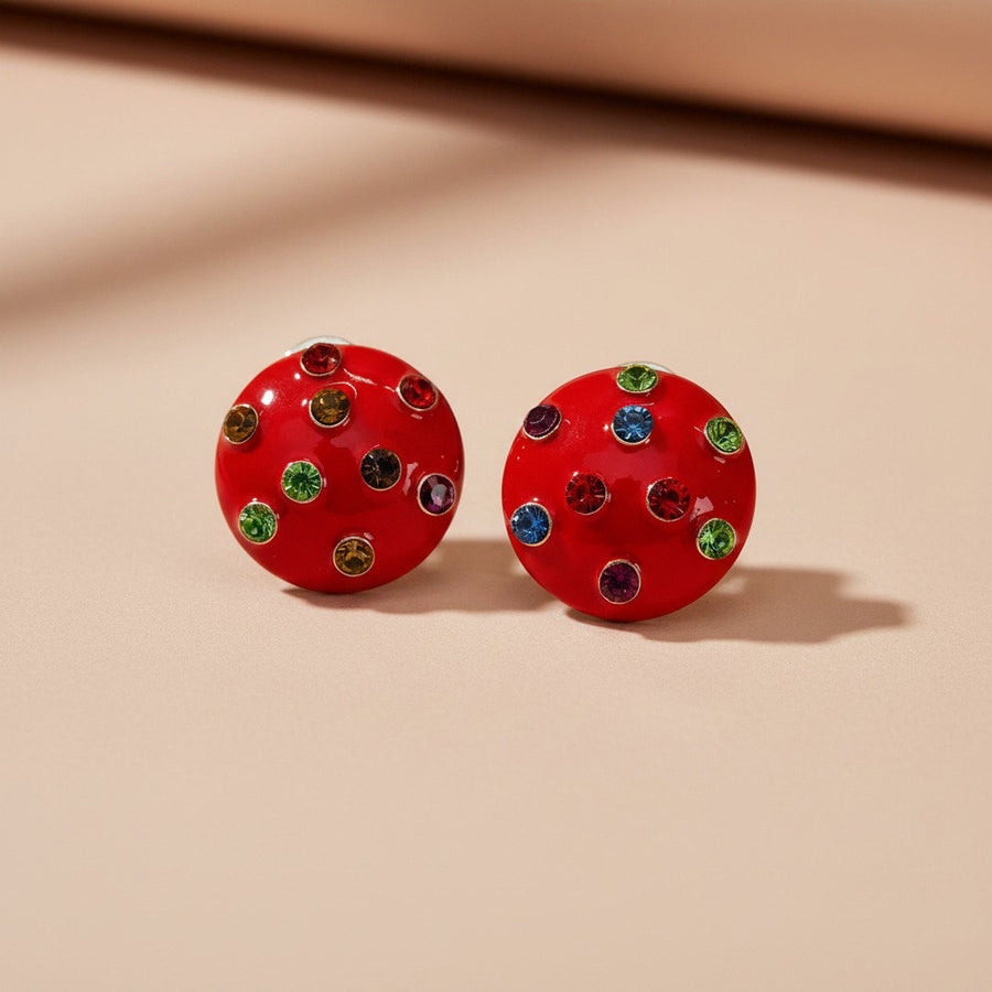 Cherry Pop Stud Earrings