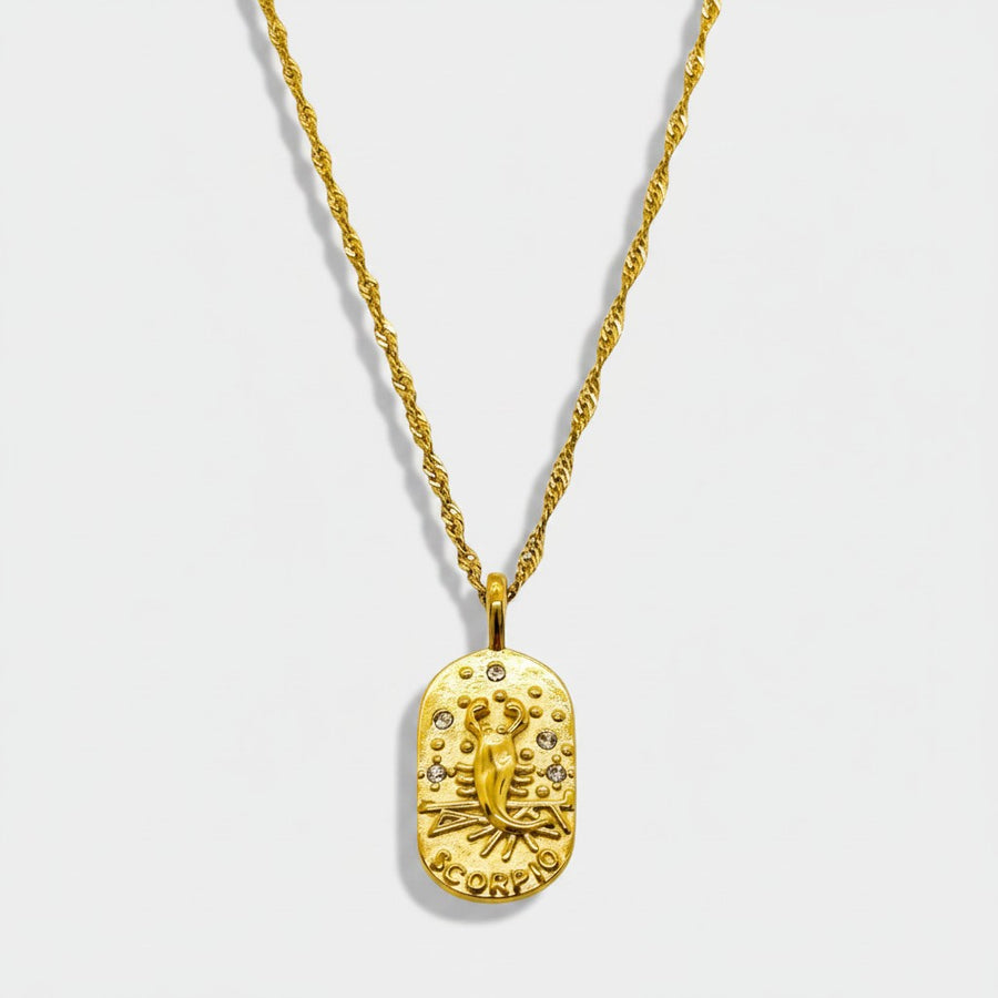 Scorpio Zodiac Necklace