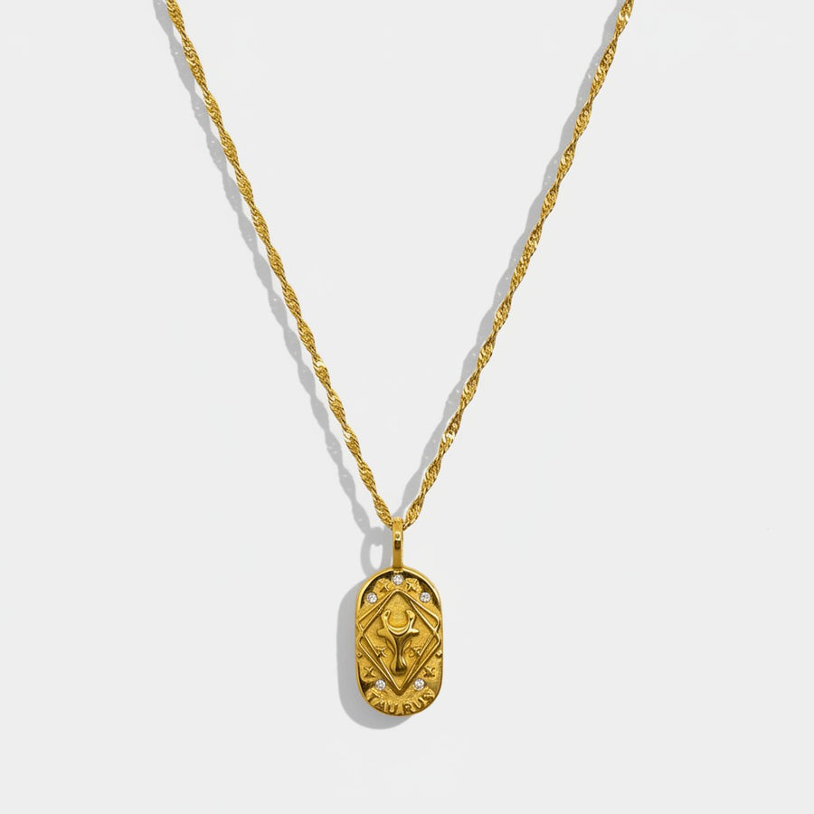 Taurus Zodiac Necklace