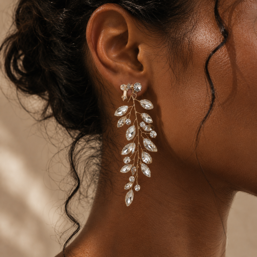 Crystal Vine Earrings